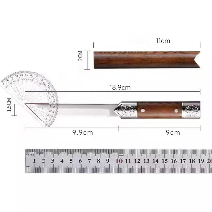 Lisslune | Handcrafted Japanese-Style Wooden Handle Utility Knife