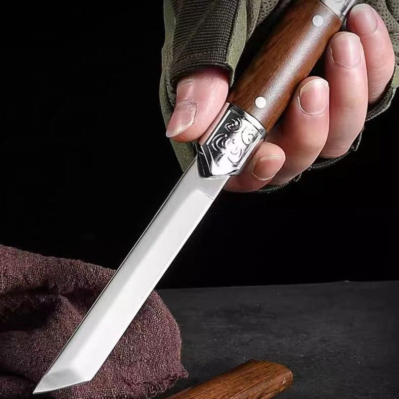 Lisslune | Handcrafted Japanese-Style Wooden Handle Utility Knife