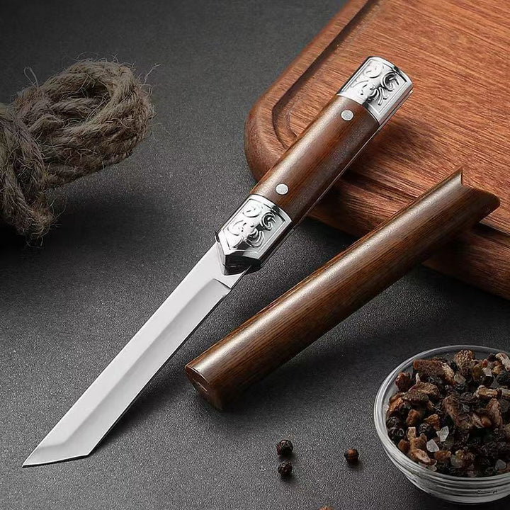 Lisslune | Handcrafted Japanese-Style Wooden Handle Utility Knife