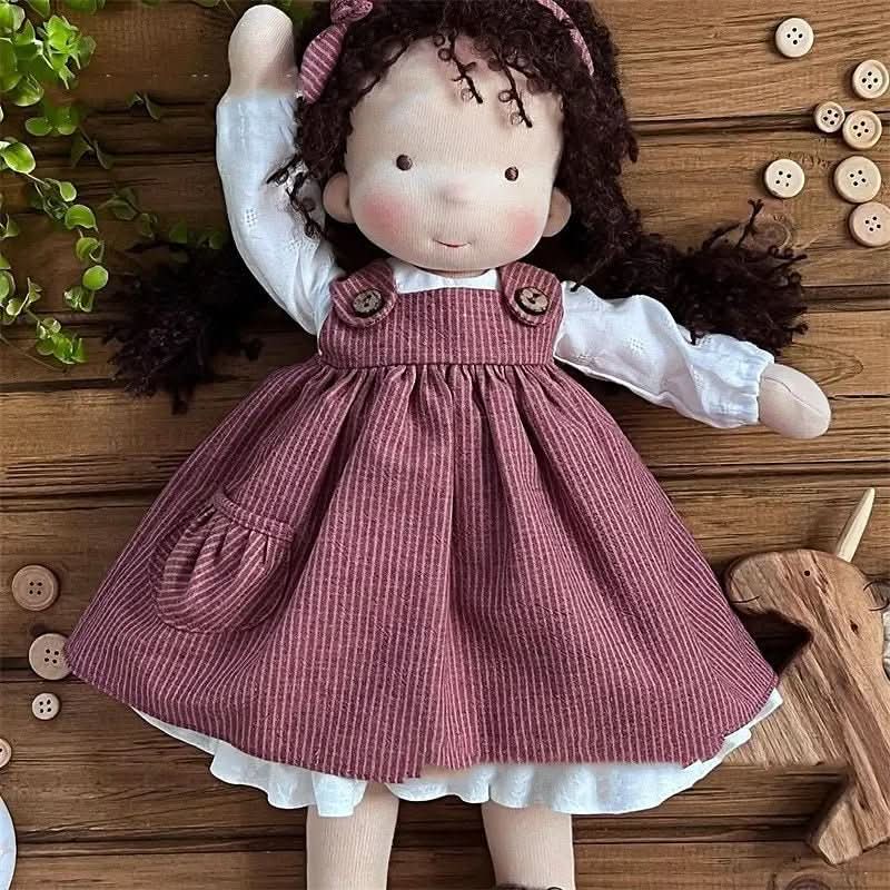 Lisslune | Handmade cotton Waldorf doll with accessories