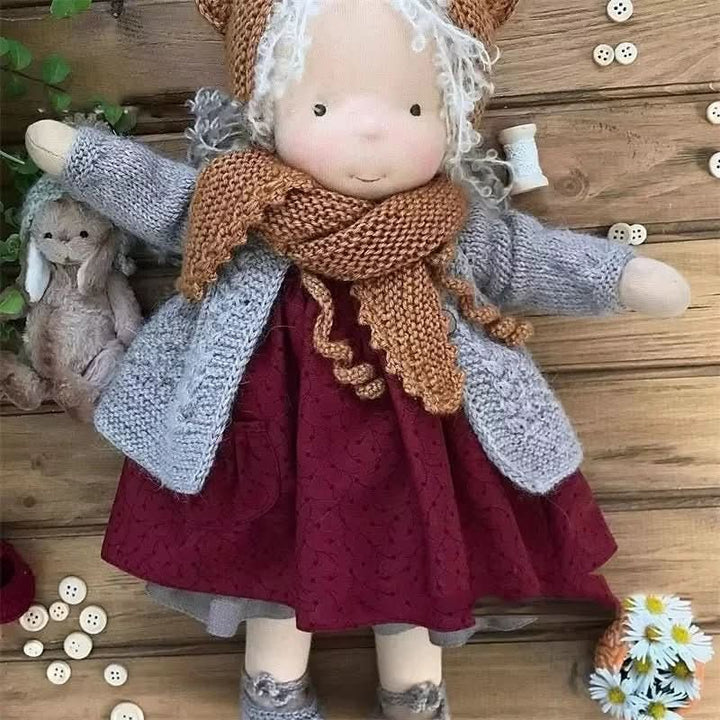 Lisslune | Handmade cotton Waldorf doll with accessories