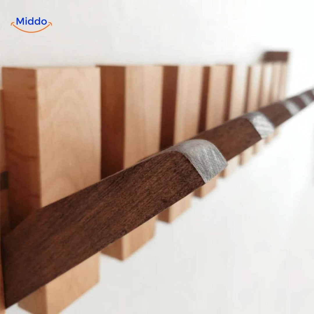 Lisslune | Handmade Wooden Piano Wall Coat Rack