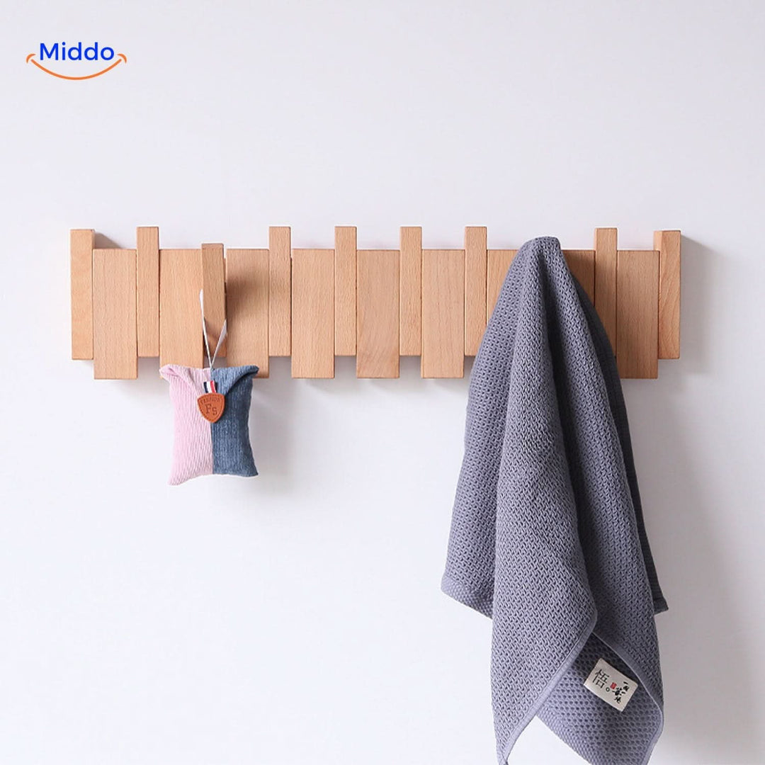 Lisslune | Handmade Wooden Piano Wall Coat Rack