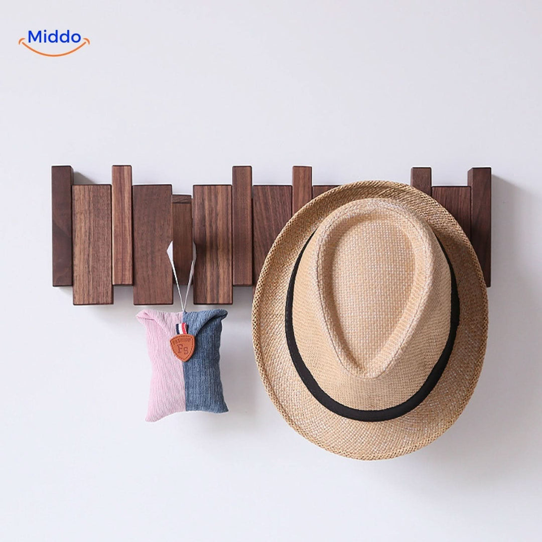 Lisslune | Handmade Wooden Piano Wall Coat Rack