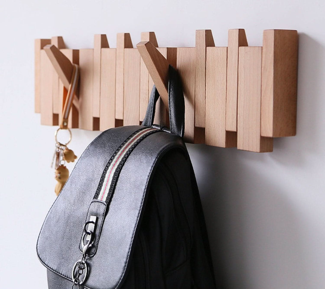 Lisslune | Handmade Wooden Piano Wall Coat Rack