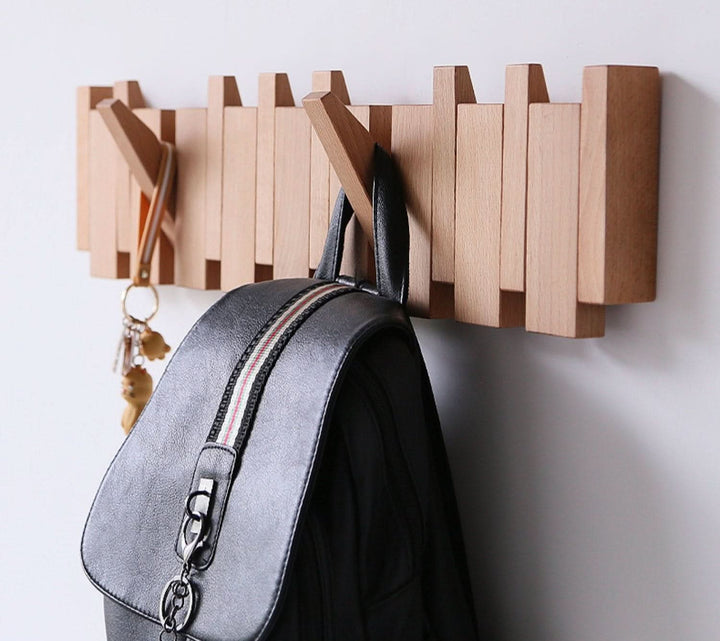 Lisslune | Handmade Wooden Piano Wall Coat Rack