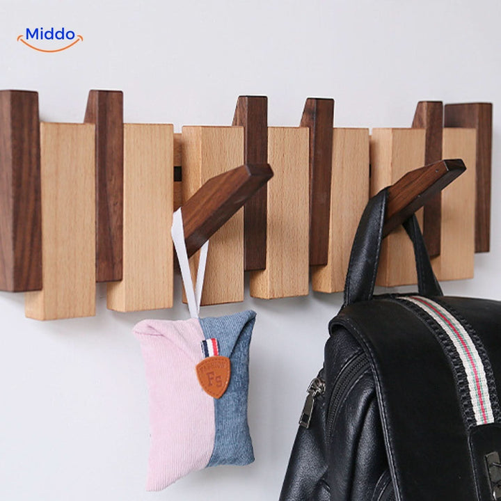 Lisslune | Handmade Wooden Piano Wall Coat Rack
