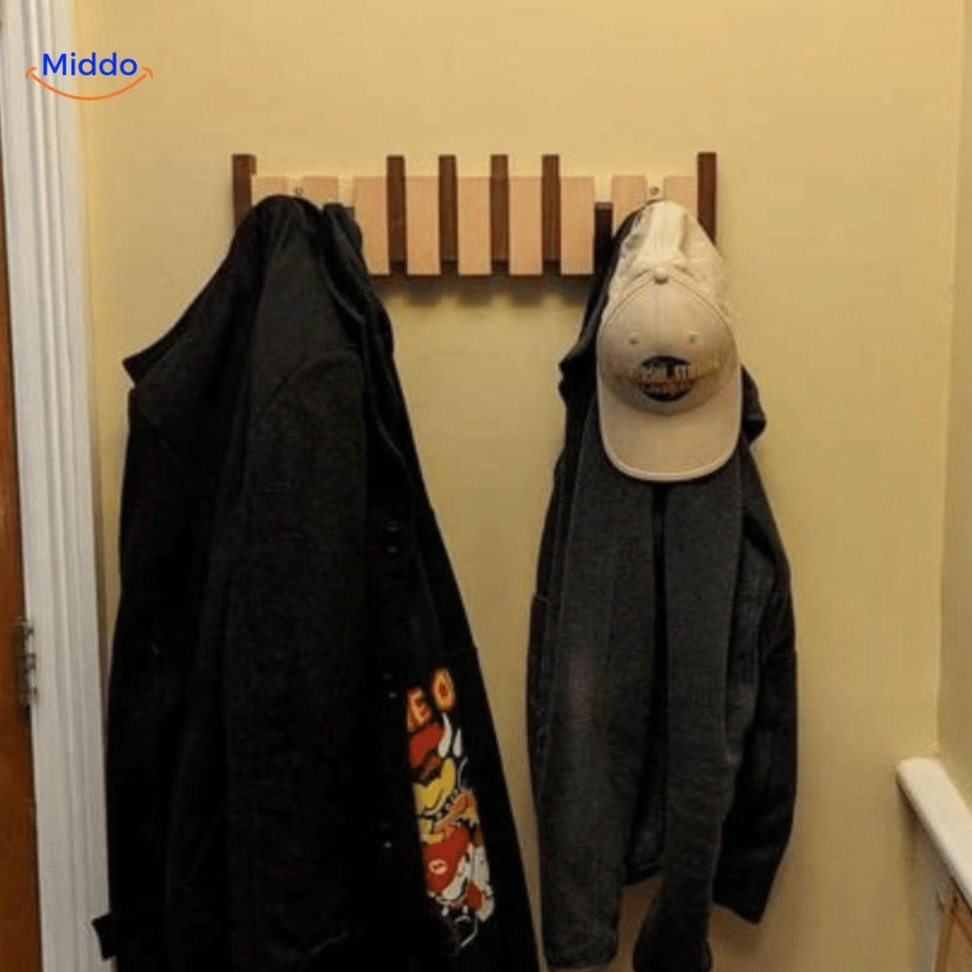 Lisslune | Handmade Wooden Piano Wall Coat Rack