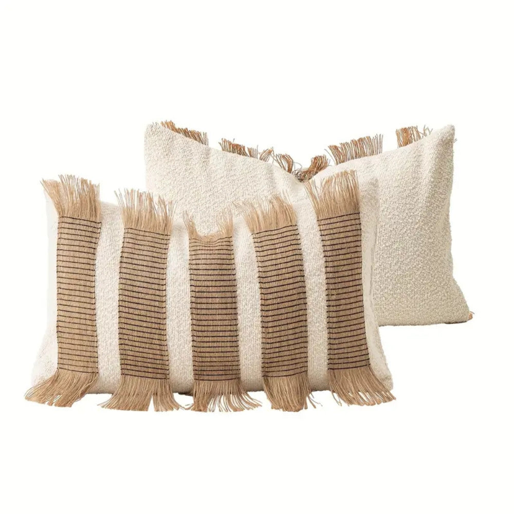 Lisslune | Handwoven Bohemian Stripe Cushion Cover