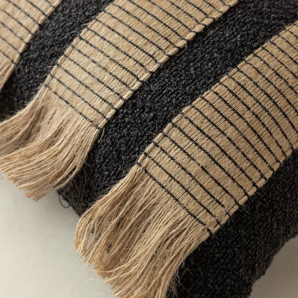 Lisslune | Handwoven Bohemian Stripe Cushion Cover