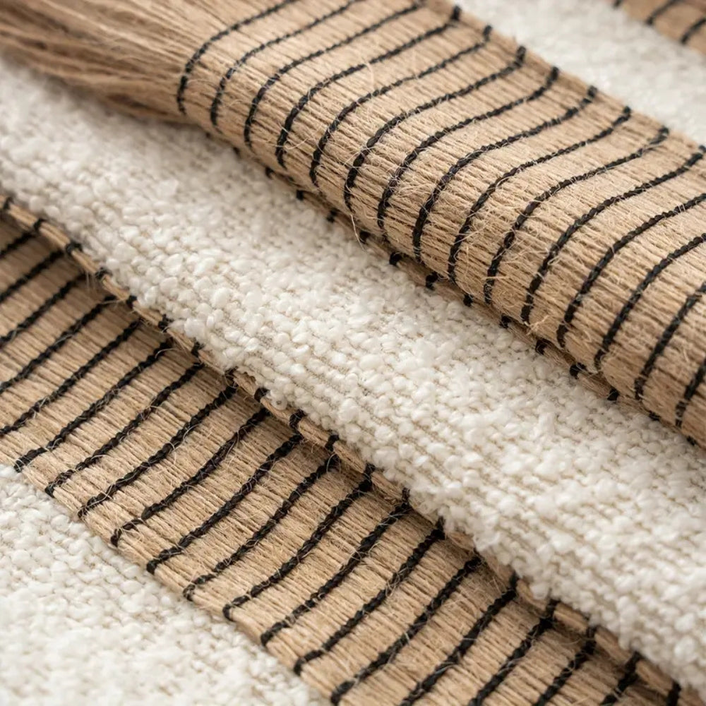 Lisslune | Handwoven Bohemian Stripe Cushion Cover