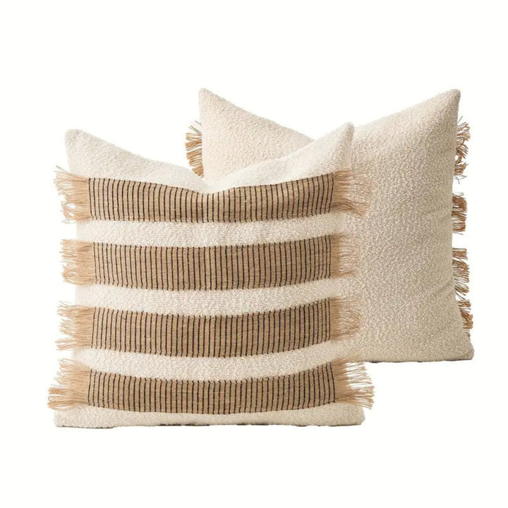 Lisslune | Handwoven Bohemian Stripe Cushion Cover