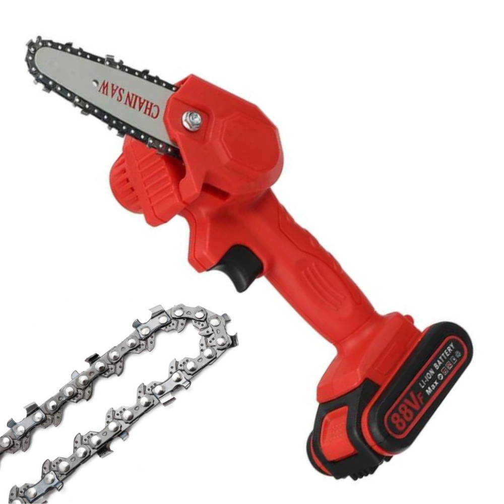 Lisslune | Electric Battery Chainsaw with 2 Rechargeable Batteries
