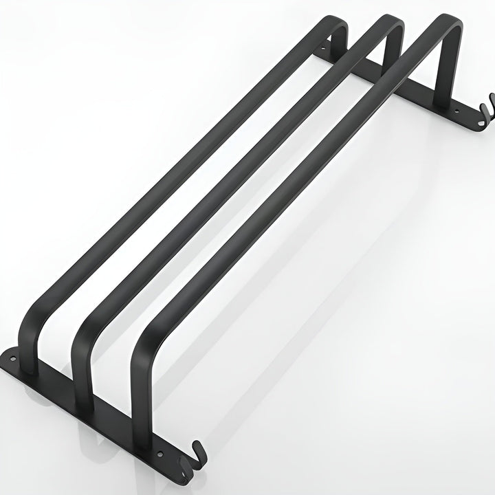 Lisslune | HangEase 3-Layer Wall-Mounted Towel Holder – Aluminum Space-Saving Design
