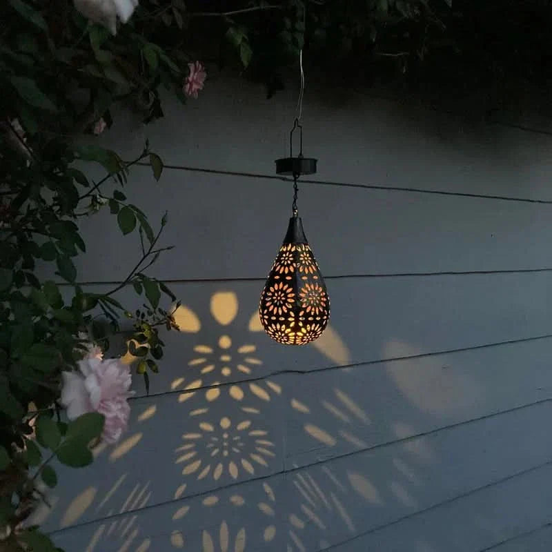 Lisslune | Solar Drop Garden Light with Warm White LED – Waterproof Outdoor Lighting