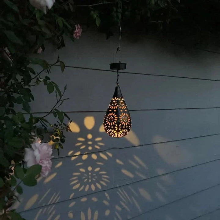 Lisslune | Solar Drop Garden Light with Warm White LED – Waterproof Outdoor Lighting