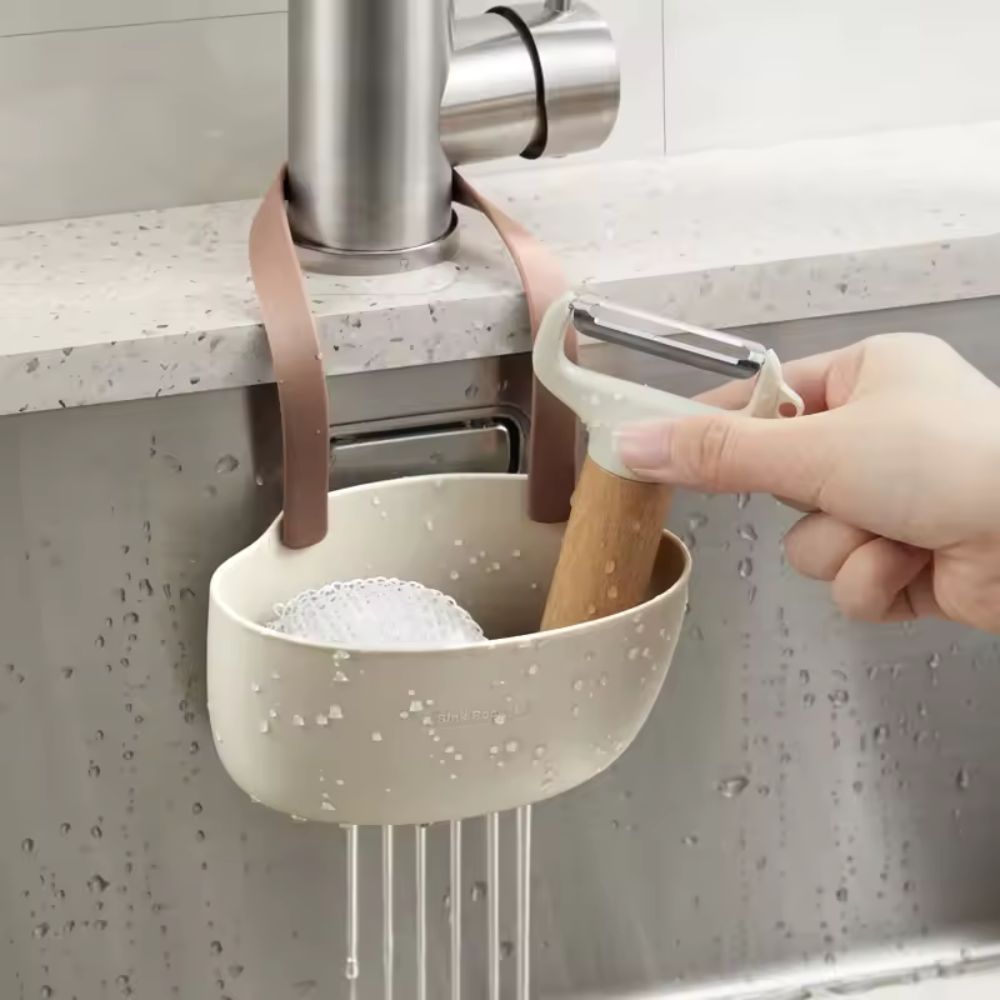 Lisslune | Hanging Silicone Dish Drainer Organizer