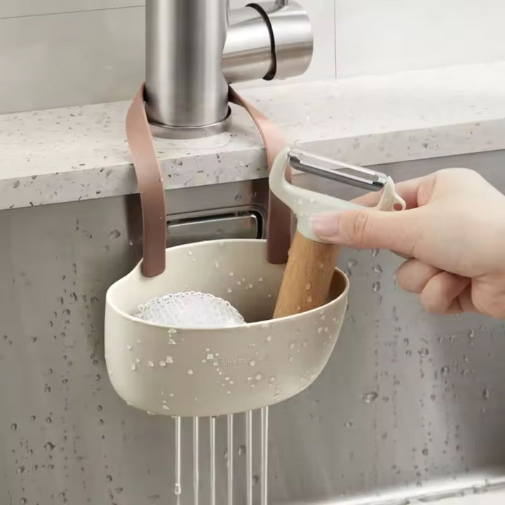 Lisslune | Hanging Silicone Dish Drainer Organizer