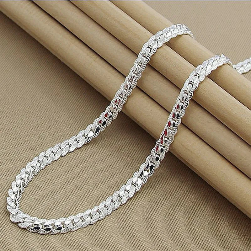 Lisslune | Silver Lucky Necklace – 925 Sterling Silver Necklace for Timeless Elegance