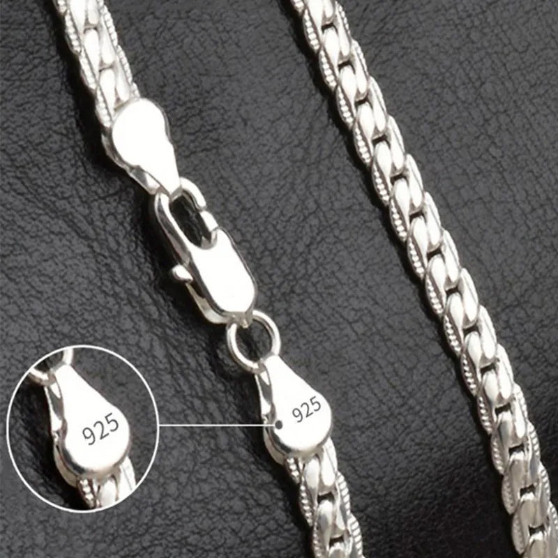 Lisslune | Silver Lucky Necklace – 925 Sterling Silver Necklace for Timeless Elegance