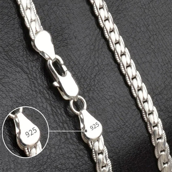 Lisslune | Silver Lucky Necklace – 925 Sterling Silver Necklace for Timeless Elegance