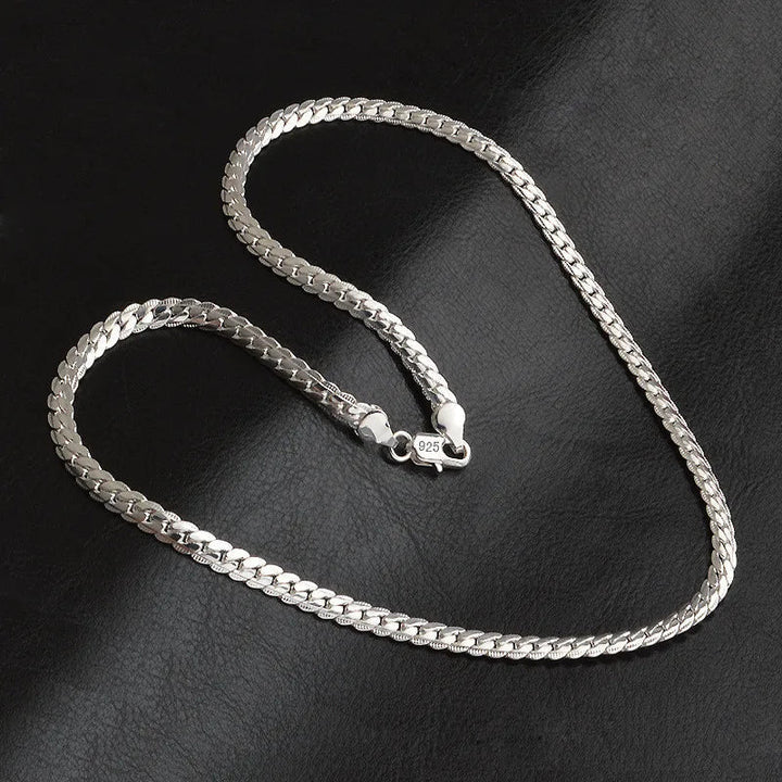 Lisslune | Silver Lucky Necklace – 925 Sterling Silver Necklace for Timeless Elegance