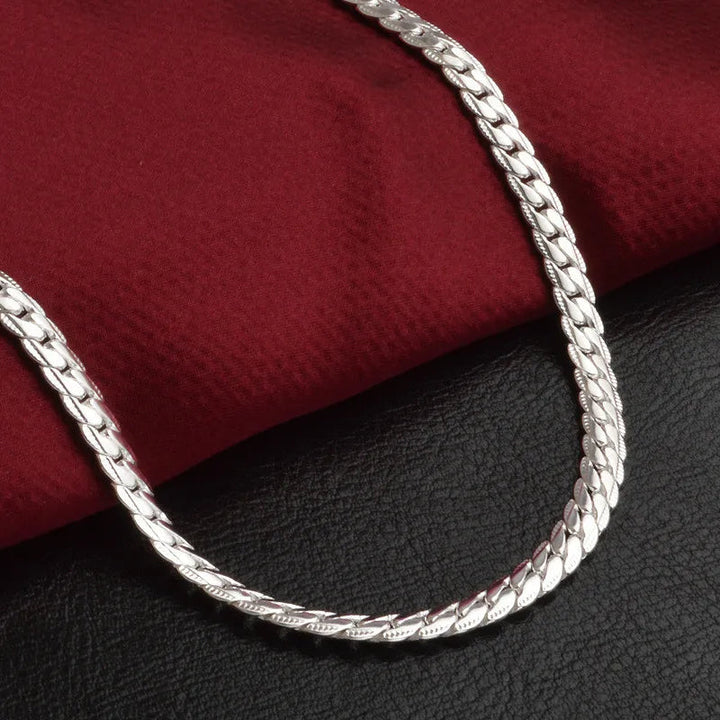 Lisslune | Silver Lucky Necklace – 925 Sterling Silver Necklace for Timeless Elegance