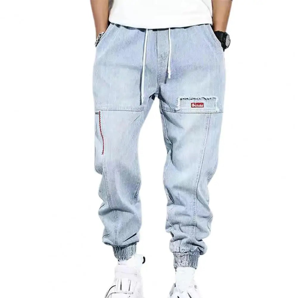 Lisslune | Casual Denim Jogger Pants for Men