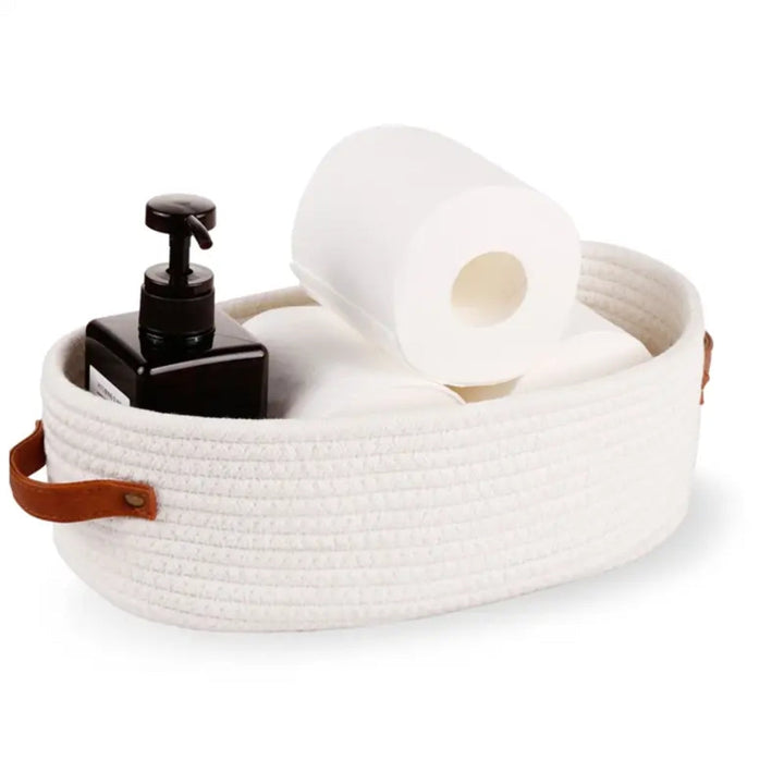 Lisslune | Harper Woven Storage Basket Organizer
