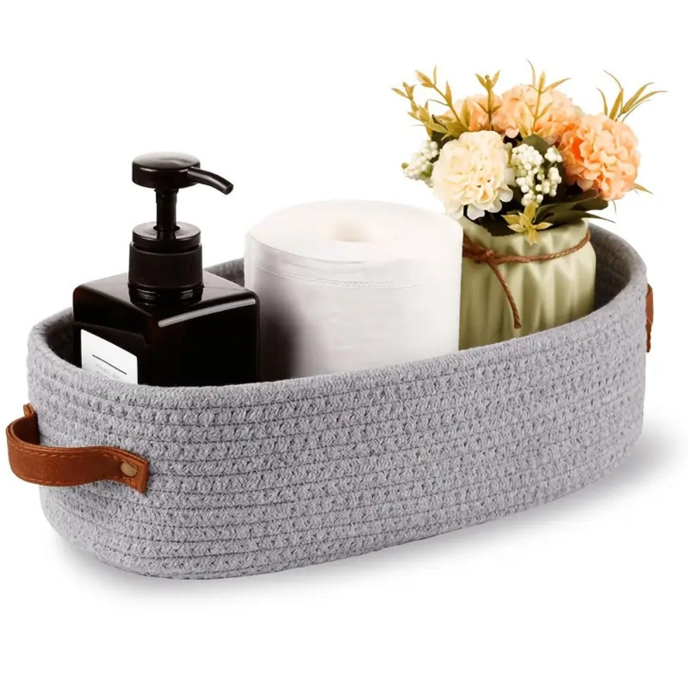 Lisslune | Harper Woven Storage Basket Organizer