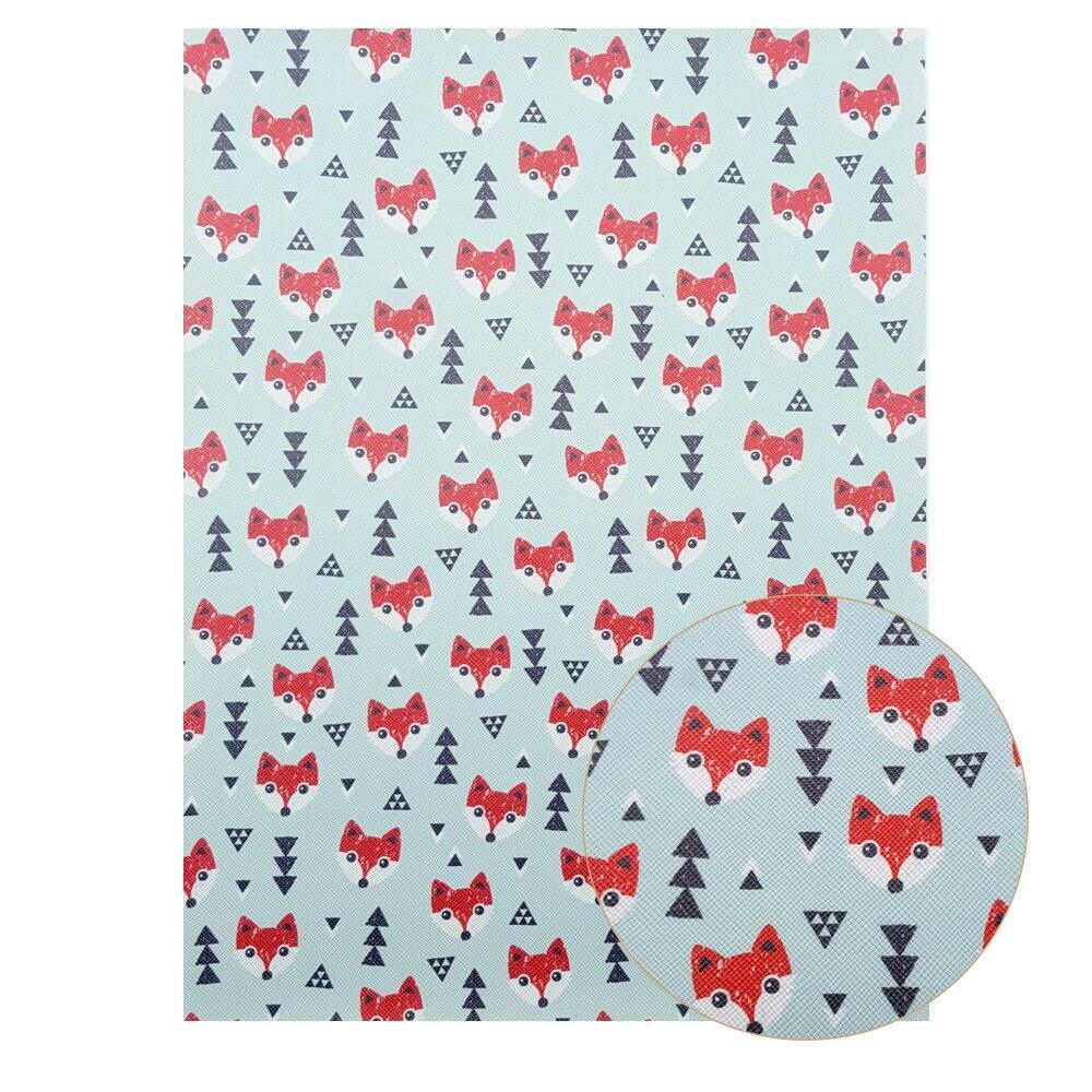 Lisslune | Chic Synthetic Leather Leaves with Luxurious Cartoon Bow Prints for Stylish DIY Creations