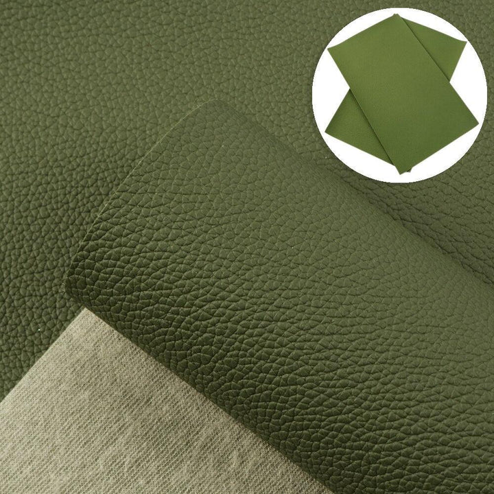 Lisslune | Advanced Lychee Grain Synthetic Leather Fabric for Crafting