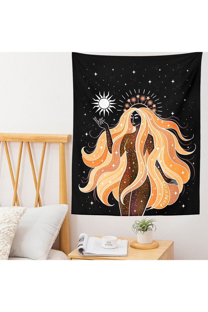 Lisslune | Phase Girl Psychedelic Tapestry