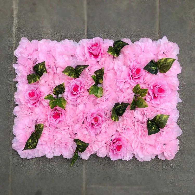 Lisslune | Elegant Flower Wall Art Handmade with Cotton, Silk and Artificial Flowers