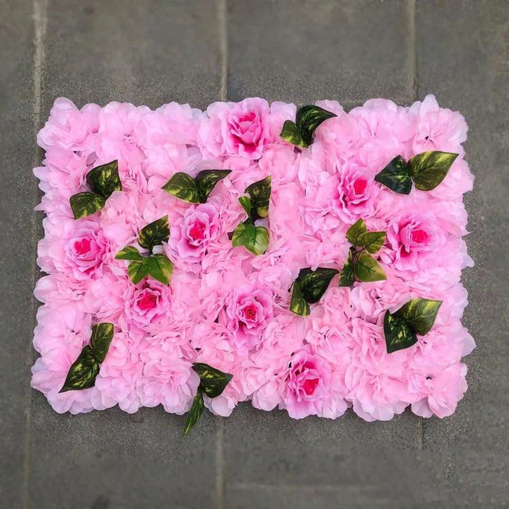 Lisslune | Elegant Flower Wall Art Handmade with Cotton, Silk and Artificial Flowers