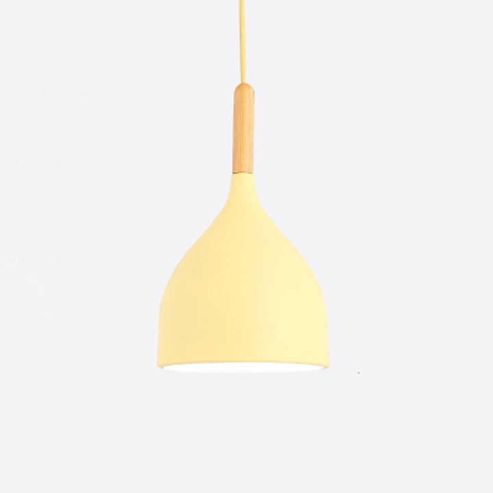 Lisslune | Talon - Modern Drop-Shaped Wooden Pendant Light Scandinavian Ceiling Light
