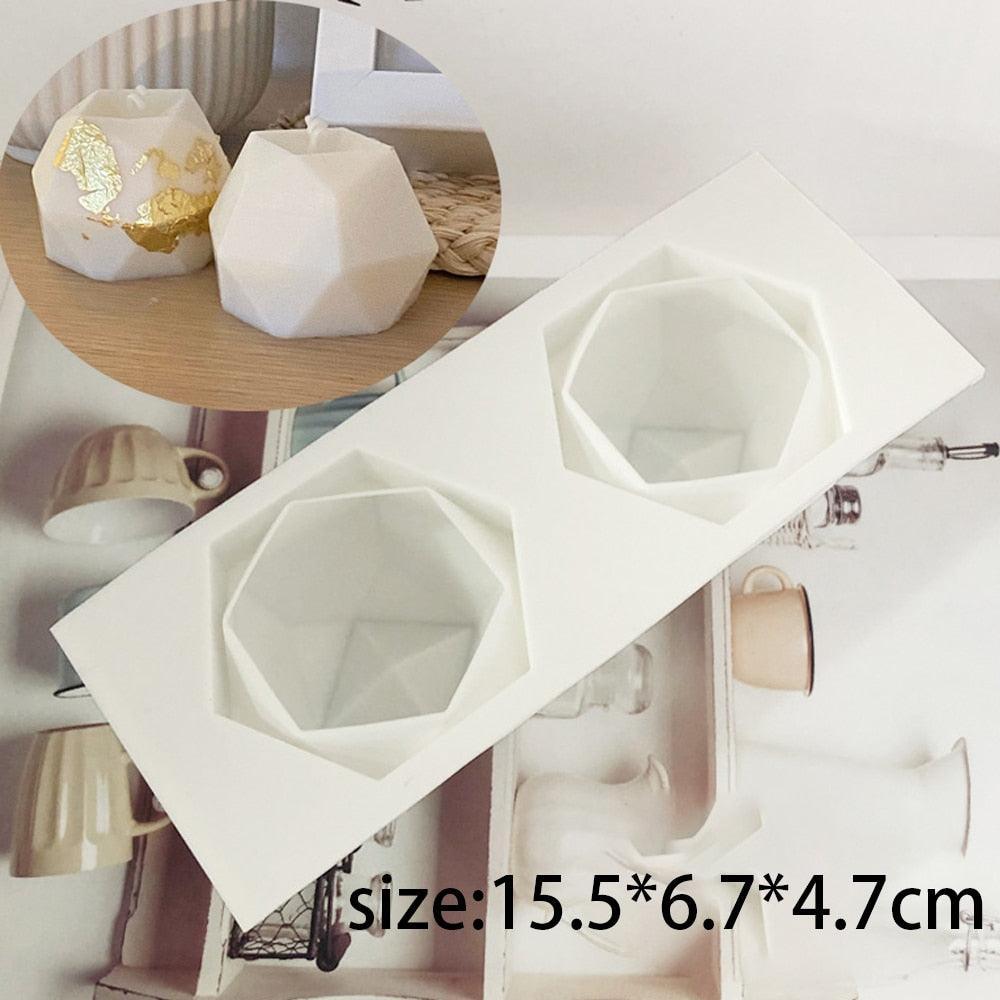 Lisslune | DIY Silicone Mold Set for Candles, Wax Melt, and Soap Creations