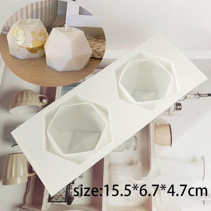 Lisslune | DIY Silicone Mold Set for Candles, Wax Melt, and Soap Creations