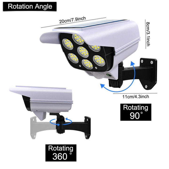 Lisslune | Solar Motion Sensor Dummy Security Camera Light