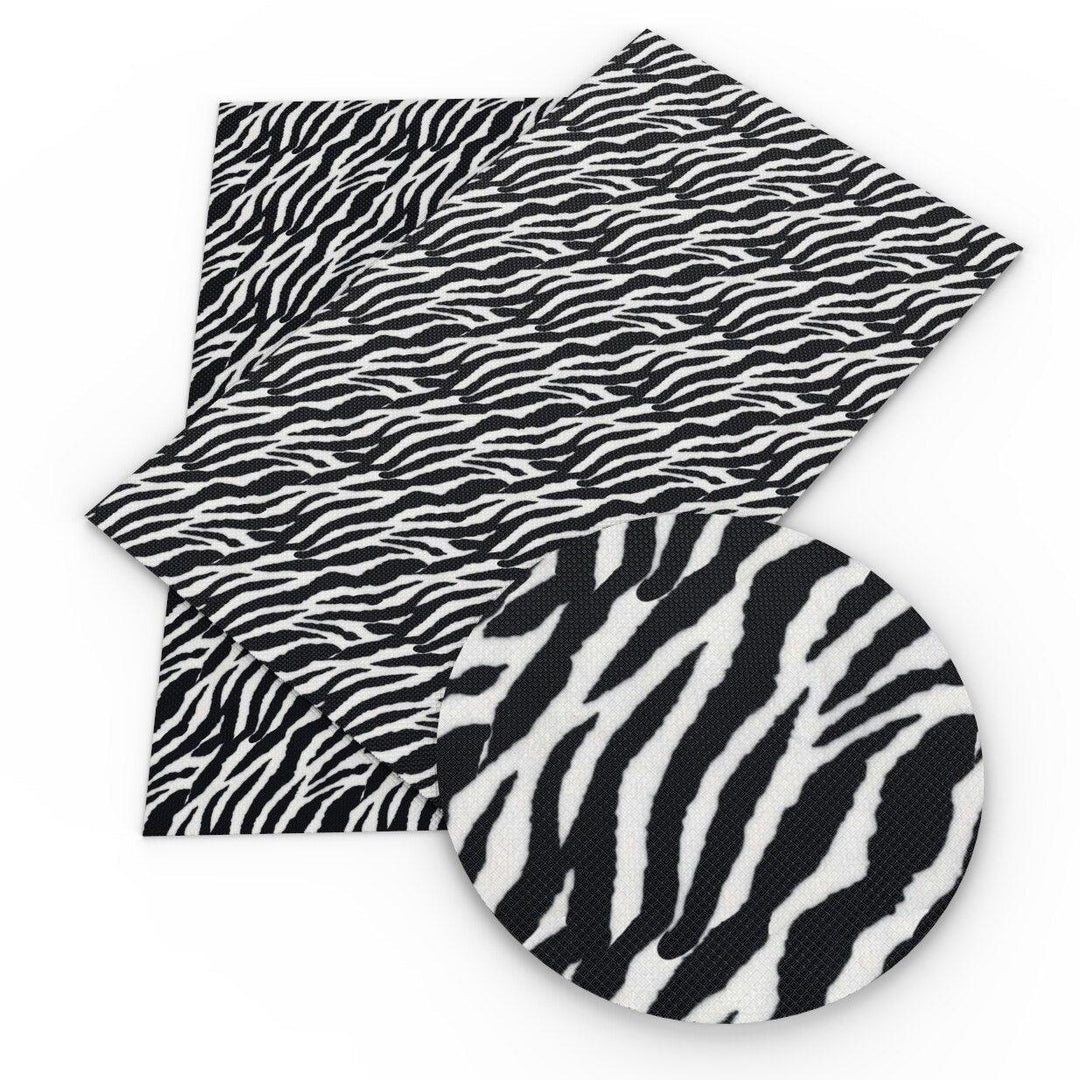 Lisslune | Chic Leopard Print Synthetic Leather Craft Kit - Essential DIY Materials