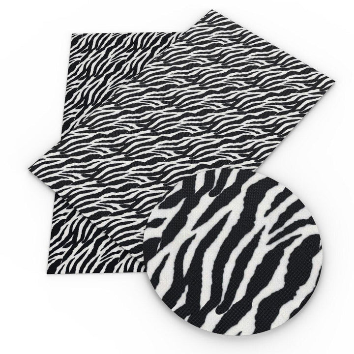 Lisslune | Chic Leopard Print Synthetic Leather Craft Kit - Essential DIY Materials