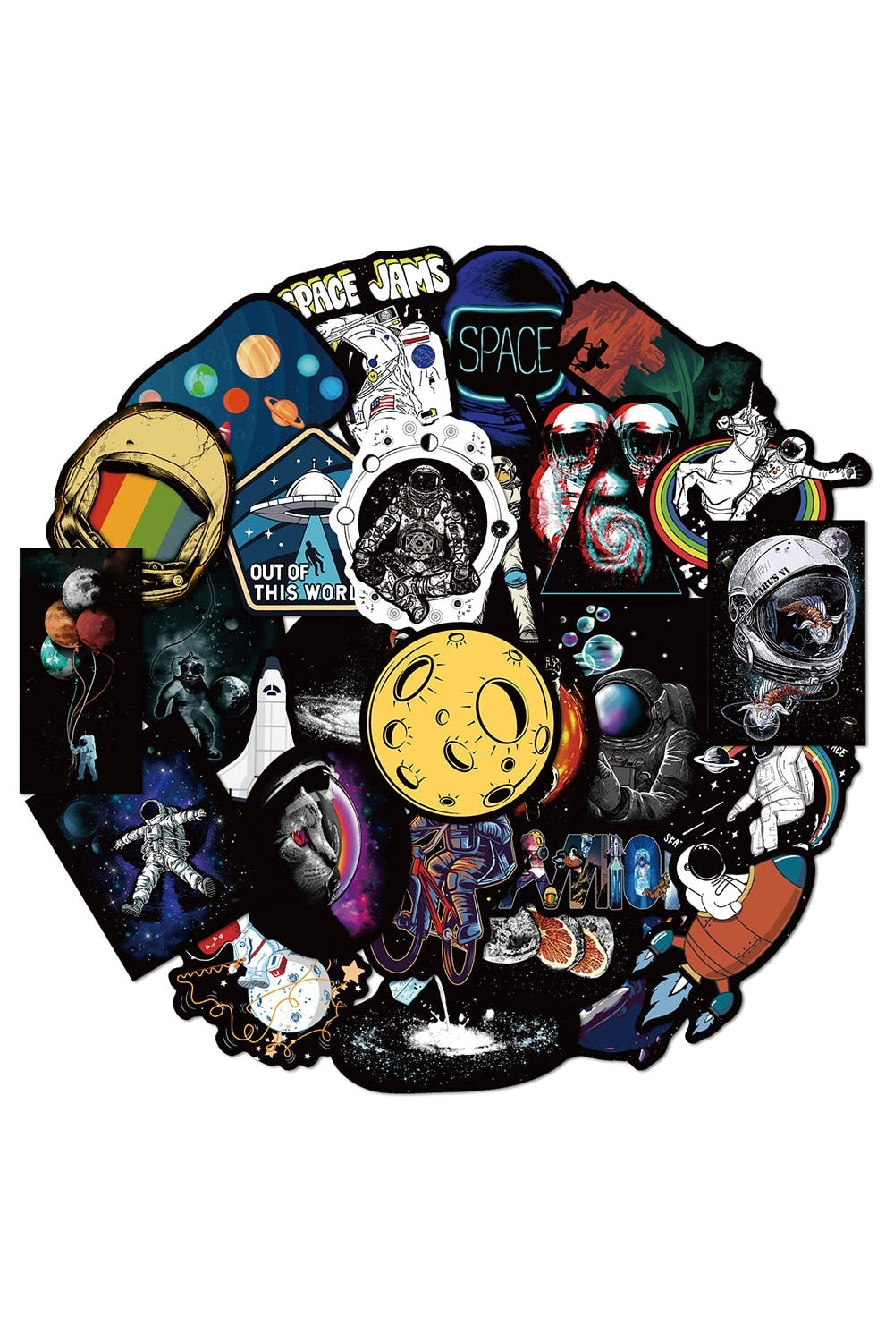 Lisslune | Space theme sticker