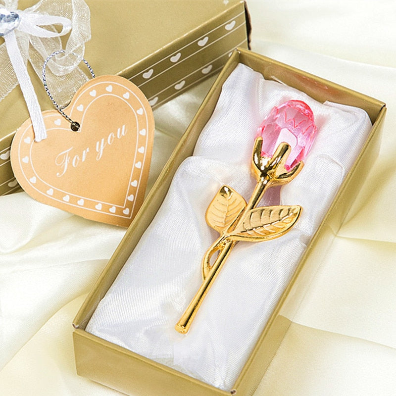 Lisslune | Luxury Crystal Rose in Gift Box – Valentine's Gift for Her