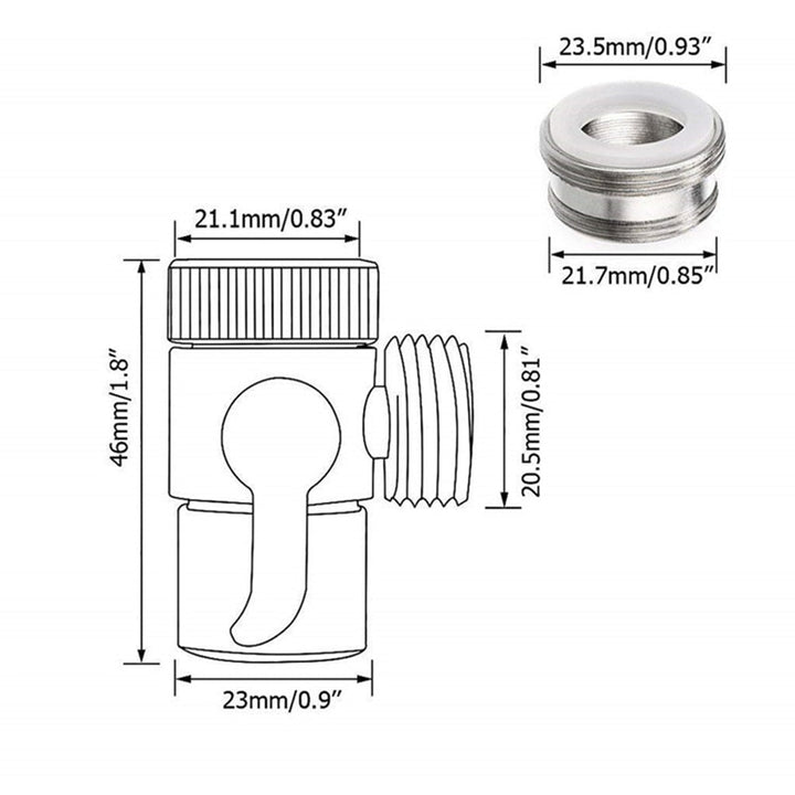 Lisslune | Universal Faucet Adapter Splitter
