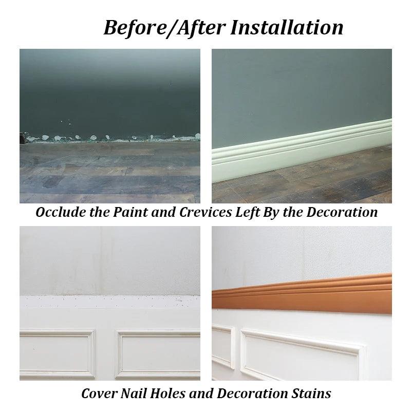 Lisslune | NBR Foam Self-Adhesive Wall Finishing for Stylish Protection and Aesthetic Upgrade