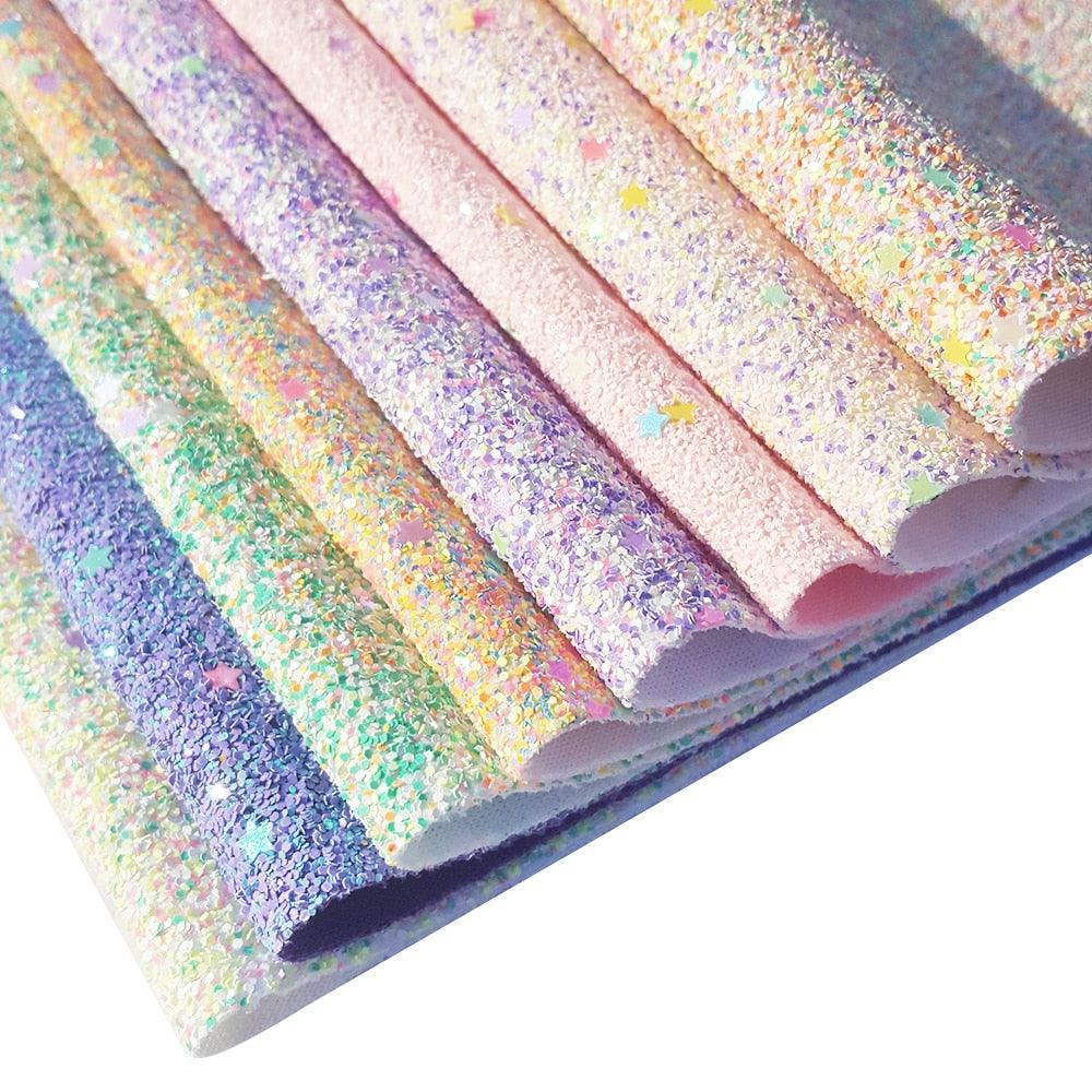 Lisslune | Shiny Synthetic Leather Craft Rolls: Radiant Bows for Innovative DIY Projects