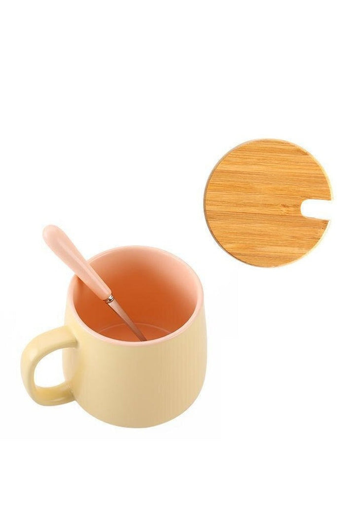 Lisslune | Ceramic mug with lid