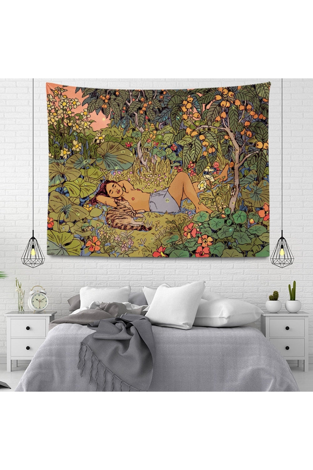 Lisslune | inspired velvet mandala wall tapestry