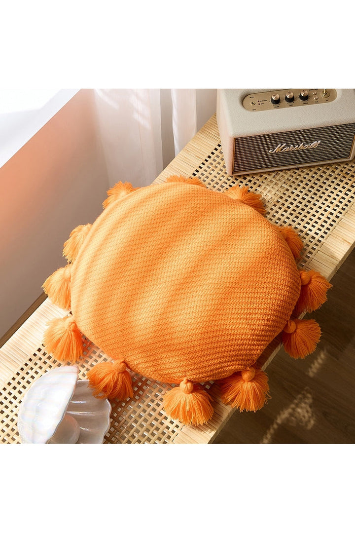 Lisslune | Tassel round seat cushion