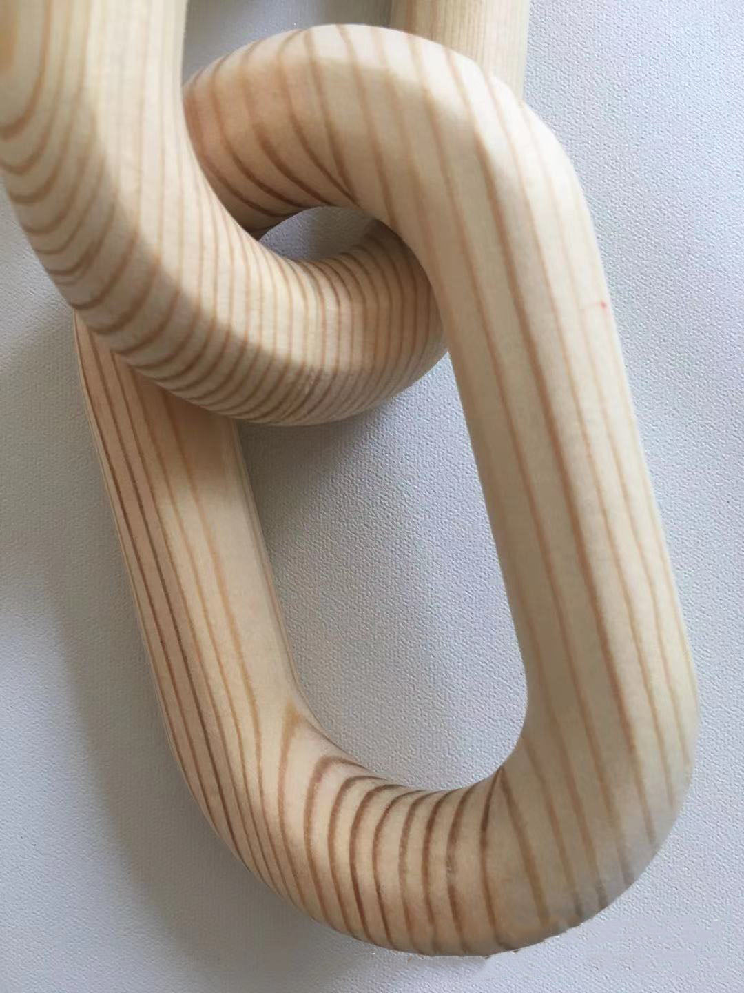Lisslune | Modern Wooden Chain Link Decor